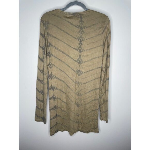 Nicholas K X Free People Tie Dye Carlo Tee T-Shirt Dress Dessert Pebble Size XL - Picture 6 of 7